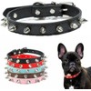 haoyueer Spiked Dog Collar for Small Dogs, Mushrooms Rivet Soft
