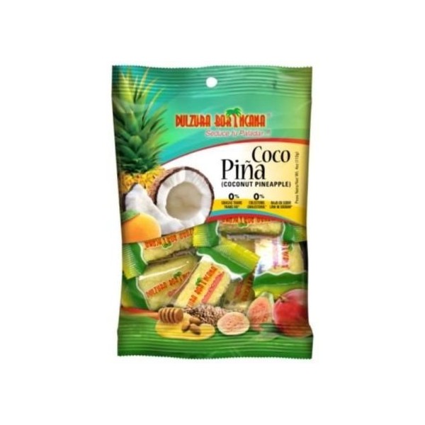 Dulzura Borincana Coconut Pineapple Candy /Coco Piña 96g