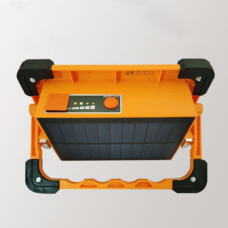 LED Portable Solar Lamp Fast Charging Rechargeable Light with Rotatable
