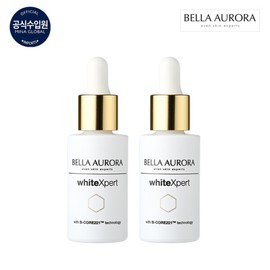 Bella Aurora (현대홈쇼핑)벨라오로라 벨라오로라 화이트엑스퍼트 엑스퍼트 미백 세럼 30ml X 2개 (Bellaurora) Bella Aurora White Expert Whitening Serum 30ml X 2개