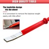 Tuxihapp 4PCS Plastic Chisel Scraper Set, Non-Marring Plastic Scraper Tool
