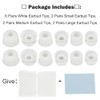 DMZHY Earbud Tips 6 Pairs SML Double Flange Ear Tips