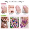 Nail Tips for Gel Nails, Venares 500 Pieces Acrylic Artificial