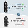 Puroma TSA Approved Luggage Travel Locks with Open Alert Indicator,
