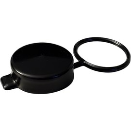 Cap & Shield Tethered 2.25inch ID, Capless Gas Cap Dirt, Water & Dust Cover Compatible With Ford F-150 and Maverick Model Years: 2021-2025 Capless Gas Cap Fuel Filler Nozzle Cover (Tethered)