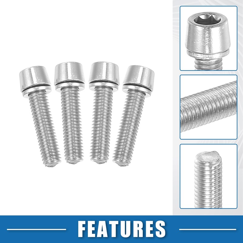 A ABSOPRO Bicycle Stem Screw Fixed Screw Handlebar Stem Bolt
