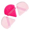 LAC 3 Powder Puff Face Triangle - Reusable Mini Velvet