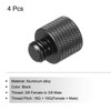 PATIKIL Microphone Stand Adapter, 3/8 Male to 3/8 Female Camera