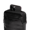 Baggallini Modern Take Two RFID Crossbody, Black Gloss Ripstop