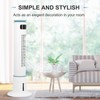 Simple Deluxe 43-Inch Oscillating Tower Fan with Mist Function and