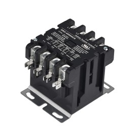 SUNLEE 4 Pole 40 Amp 50 RES 208/240V Coil Contactor fits Siemens 42CF25AG Lighting Heating Refrigeration Contactor, UL Recognized & Approved for UL 60335