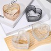 WAIT FLY Glass Heart-shaped Candy & Dessert Bowl - Fruit