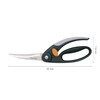 Fiskars Poultry Shears, Total Length: 25 cm, Steel/Synthetic Material, Functional