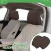 Lyxheth 2PCS Car Headrest Cover, Headrest Protectors, Stretchy Fabric Car