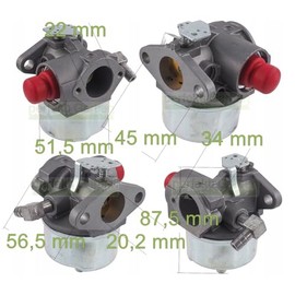 Carburettor Set Compatible with Craftsman Edger PC142795 / Dell'Orto FHPA 20