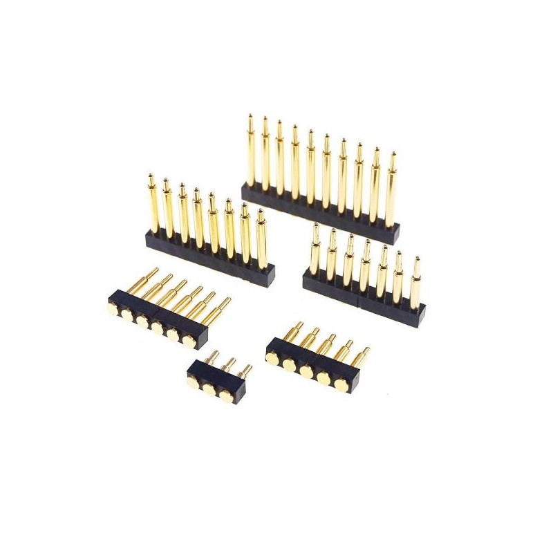 2 Pcs 수 스프링 장착 포고 커넥터 54MM 피치 4