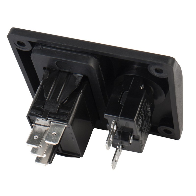 SEAFLO 3-Way Bilge Pump Switch Panel (Automatic-Off-Manual) 12v 24v w/Built-In