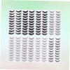 FOMIYES 160 Pairs Fake Eyelashes Set 8 Styles Natural Long