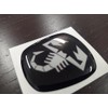3D Steering Wheel Emblem Compatible with Fiat Models Size 40x43mm