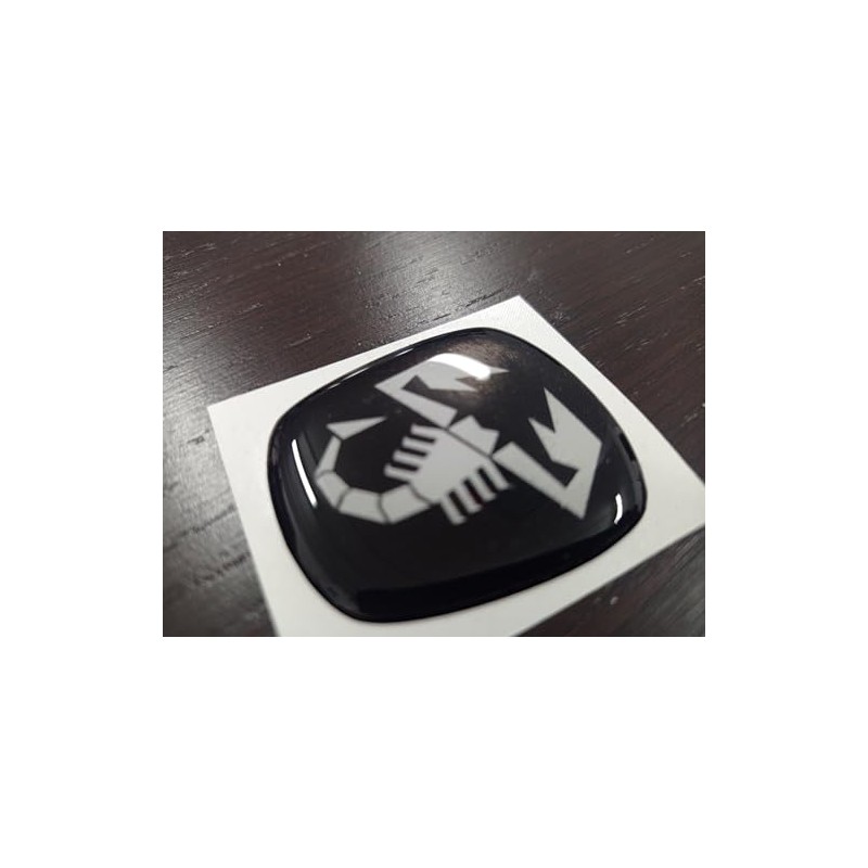 3D Steering Wheel Emblem Compatible with Fiat Models Size 40x43mm