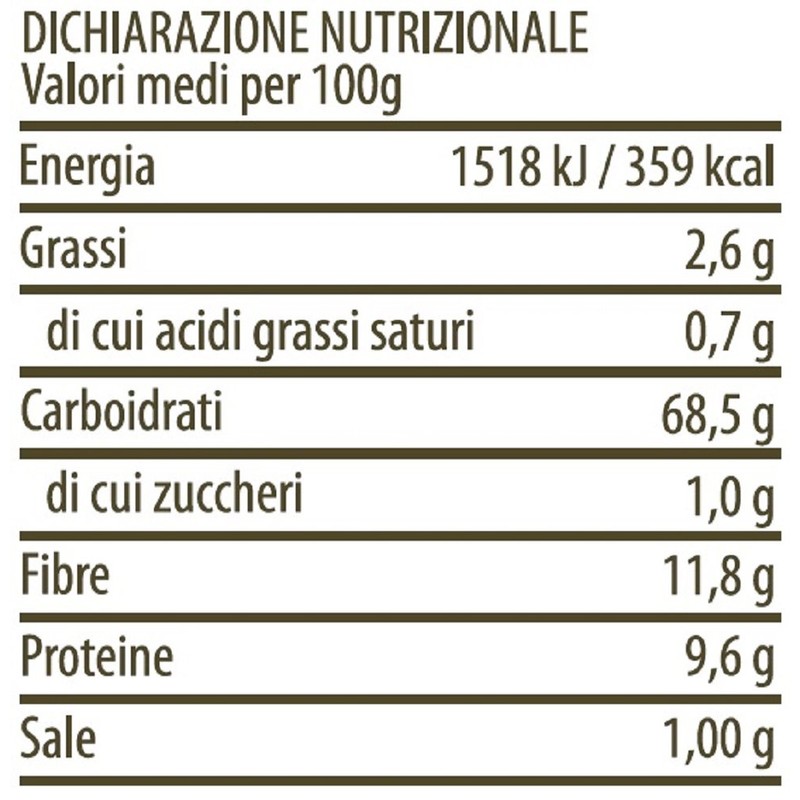 Fiorentini Organic Rye Cakes 100 g (Pack of 6)