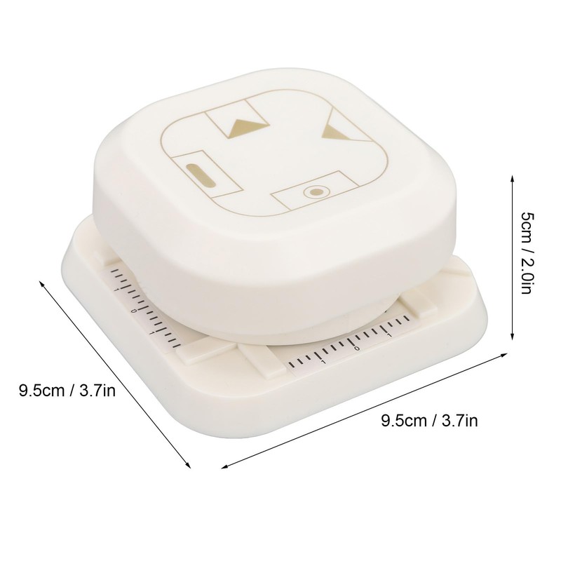 Corner Punch, 4-in-1 Multifunction Hole Punch with Confetti Storage at