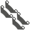 Caltric Brake Pads for Arctic Cat 500 Fis Trv 4X4