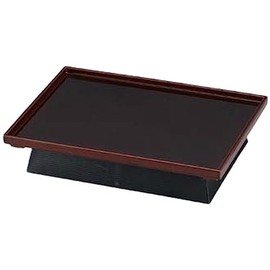 J-kitchens 874702 Japanese Food Serving Plate, Elongated Square Plate, Lacquered Tumble, 8.5 inches (21.5 cm), Model Number: Made in Japan