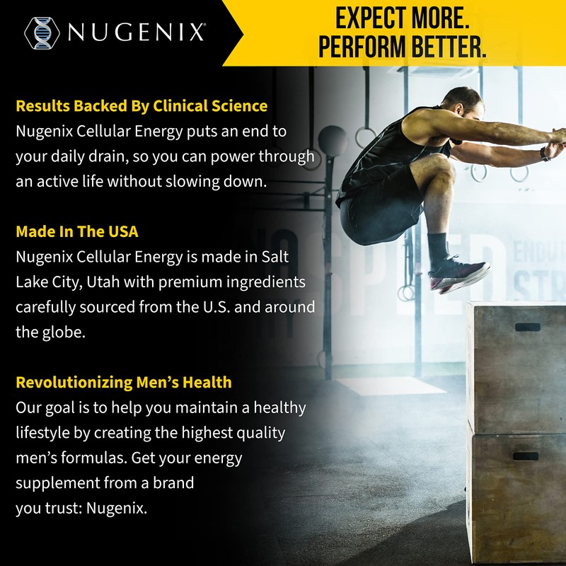 Nugenix Cellular Energy - Energy Supplements - L-Carnitine and L-Tartrate,