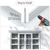 Door Rain Drip Guard, 40 Inch Anodized Aluminum Door Drip
