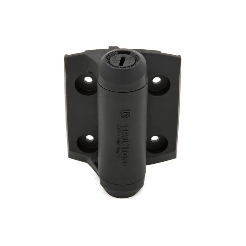 National Hardware N346-206 Truclose Narrow Spring Hinges Black Polymer 2