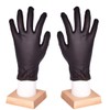 FJTK Disposable Gloves, Non-Slip, Super Elastic, Multi-purpose, Black, 100 Sheets