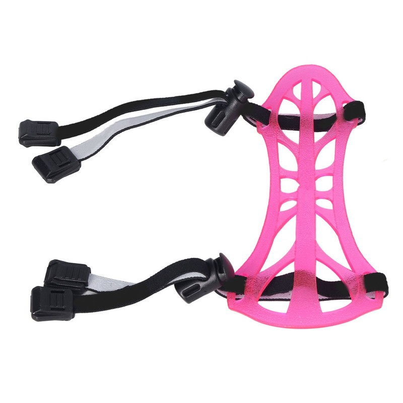 Archery Arm Guard TPE Adjustable Protective 2 Strap Forearm Protector