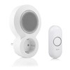 Byron DBY-23513 Wireless Doorbell Kit with Mute and Visual Alarm,