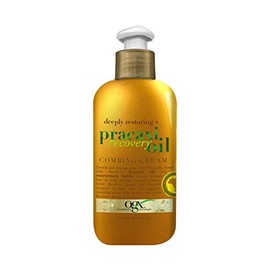 OGX Deeply Restoring  Pracaxi Recovery Oil Anti Frizz LeaveIn Crema para peinar con tensoactivos sin sulfato de mantequilla Murumuru Tratamiento...   