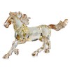 Crystal Horse Realistic Animal Art Figure Collection Table Decoration Statue