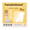 TransOurDream Easy Cut Stencils for Crafts (12"x12", 20 Sheets) Reusable