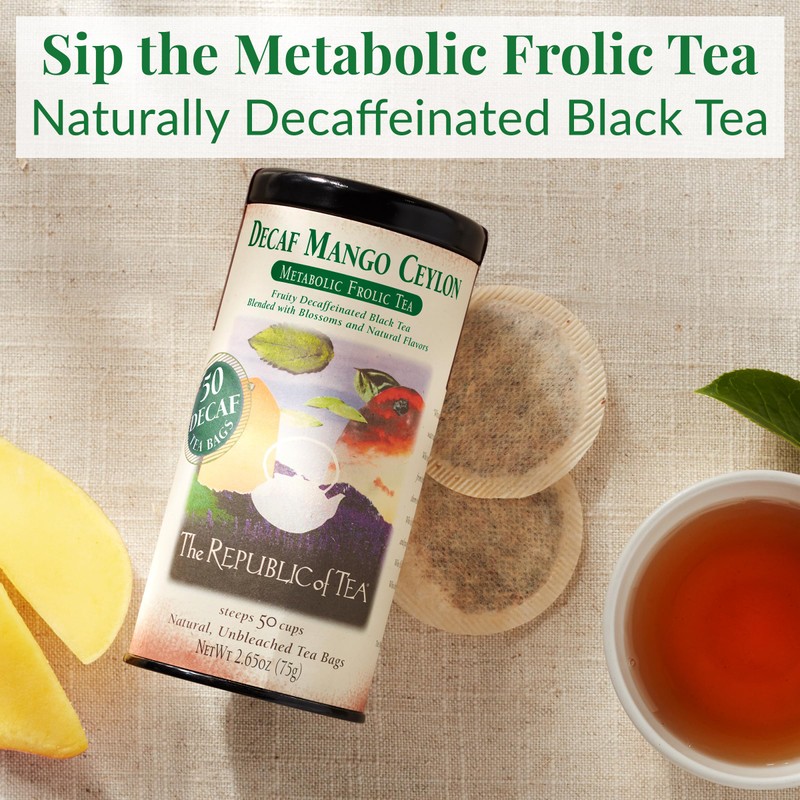 The Republic of Tea — Decaf Mango Ceylon Black Tea