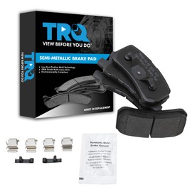 TRQ Rear Posi Metallic Brake Pad Kit Set for 200 / Avenger/Caliber/Compass/Endeavor/Lancer/Montero/Outlander/Outlander Sport/Patriot/Sebring