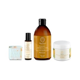 Kit Facial Hombres MatiMati-Rutina, Limpieza, Humectación, Cuidado Facial 1 pieza