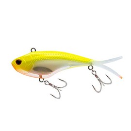 Nomad Design Vertrex Swim 95mm Soft Vibe Fishing Lure #CO Chartreuse Orange