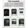 4Pcs Stove Knobs W11517334 Fit for Whirlpool Gas Ranges WEG515S0FB0