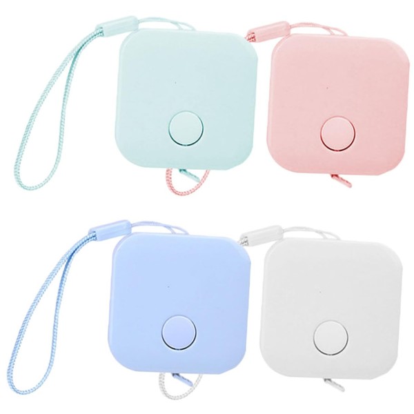 Operitacx Pack of 4 Soft Tape Measure Retractable Body Measuring