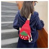 Hiflyer Small Sling Backpack, Rabbit Strawberry Design, Mini Backpack for