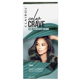 Clairol Colour Crave Semi Permanent Colour, Teal, 60 ml