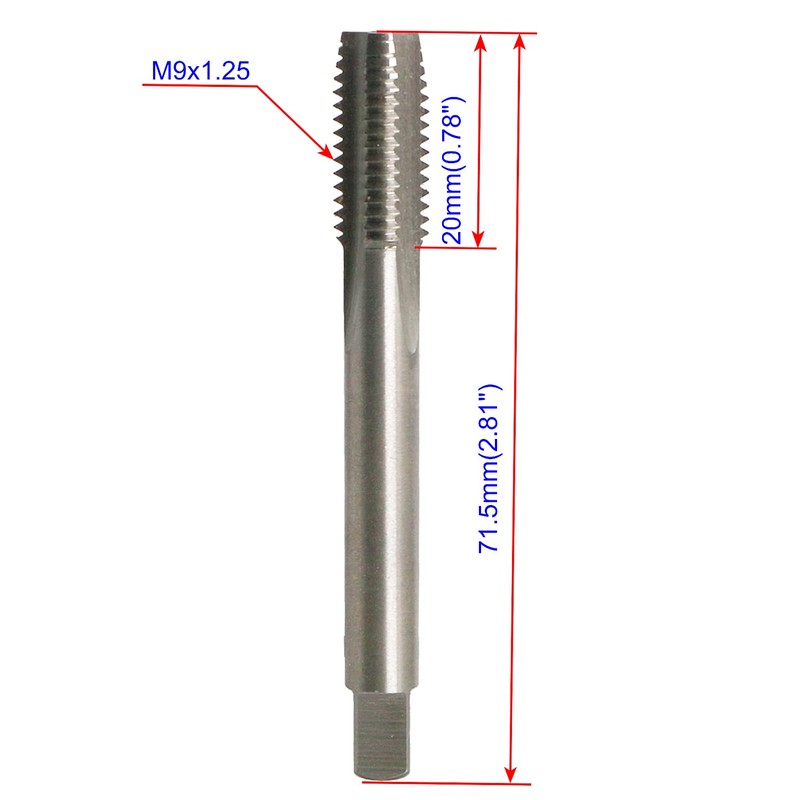 Aopin M9 x 1.25 Taper Hand Tap HSS Metric High
