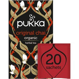 Pukka Herbs Organic Black Spice Chai Tea - Pack of 20 Sachets
