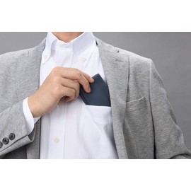 MOTTERU MO-1108-006 Pocket Square Bag, Navy