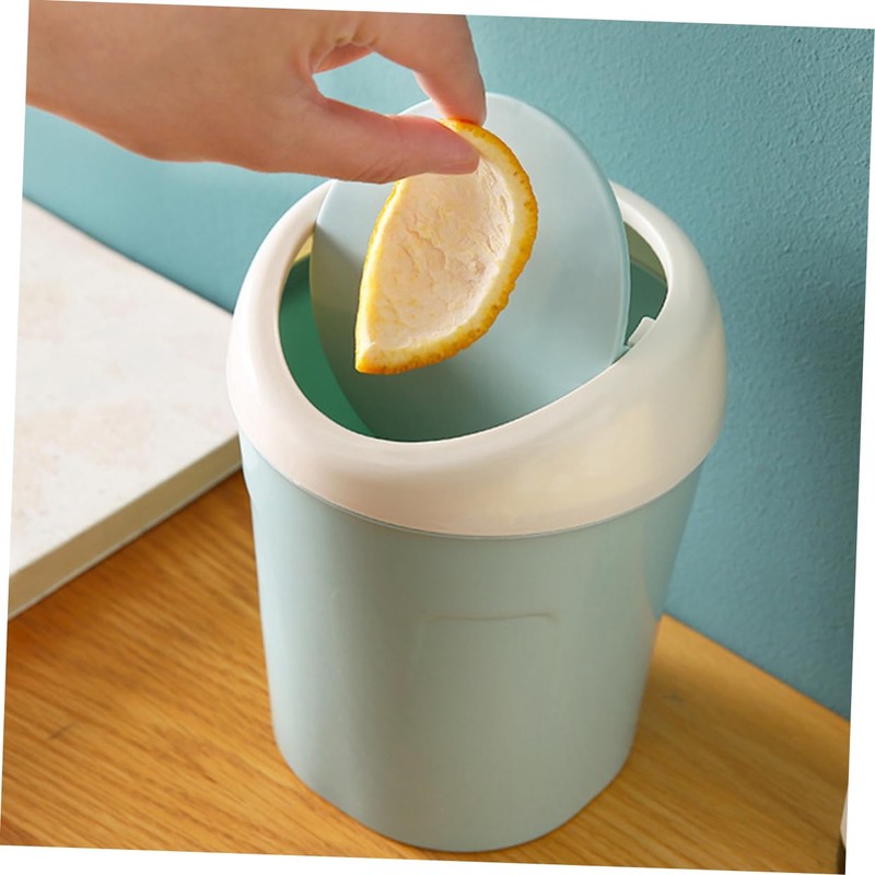 NOLITOY 3Pcs Mini Desktop Trash Can Cute Wastebasket for Office