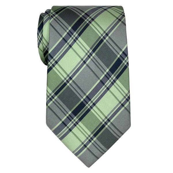 Retreez Retro Styles Classic Plaid Woven Microfiber Men's Tie -